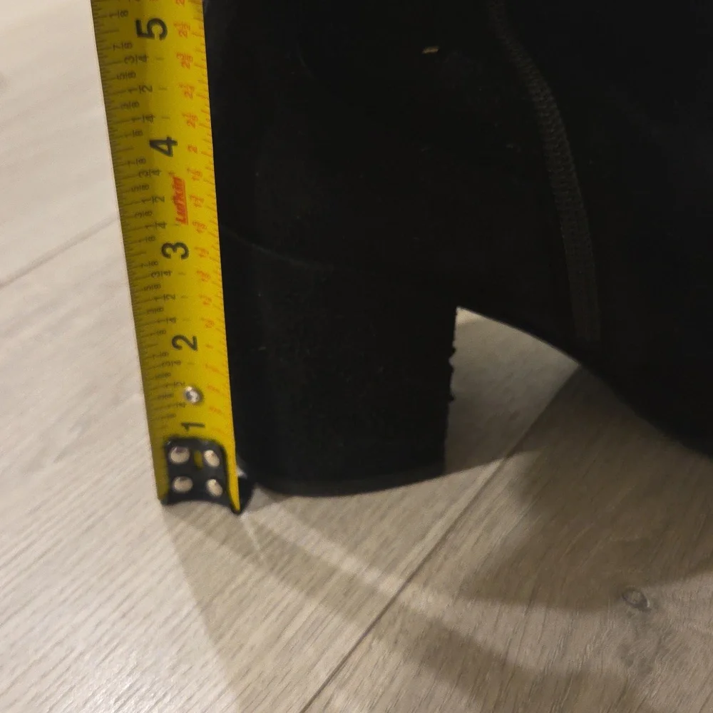 Stuart Weitzman Black Suede Boots